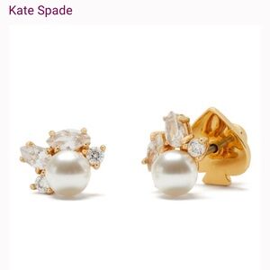 Kate spade pearl cluster earrings